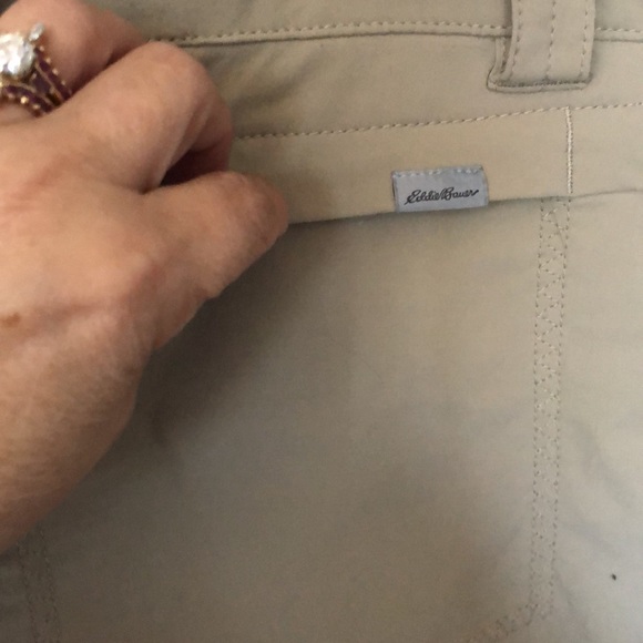 Eddie Bauer Travex Skirt Skort Khaki Sz 14 - Picture 6 of 10